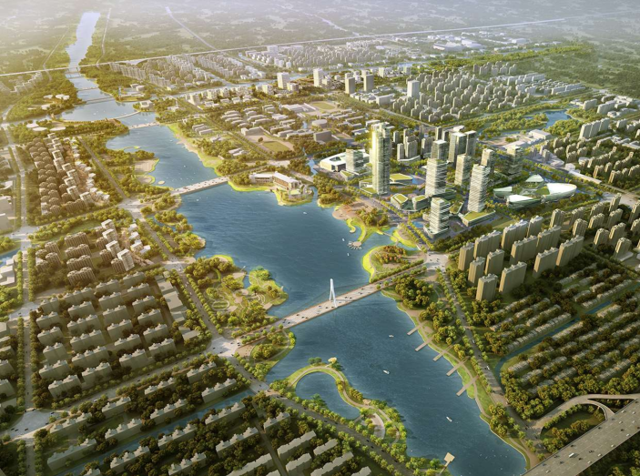 高新区中央商务区城市设计资料下载-张家港高新区产城融合概念规划城市设计2018