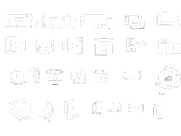 中式家具图库CAD资料下载-最新CAD图库（家具,植物,厨卫灯具,人物等）