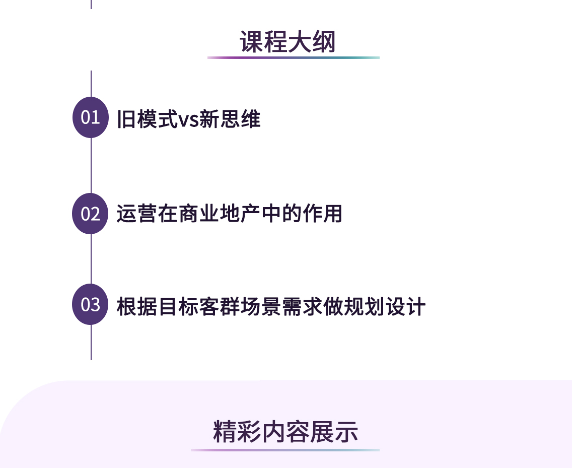 旧模式vs新思维  运营在商业地产中的作用  根据目标客群场景需求做规划设计