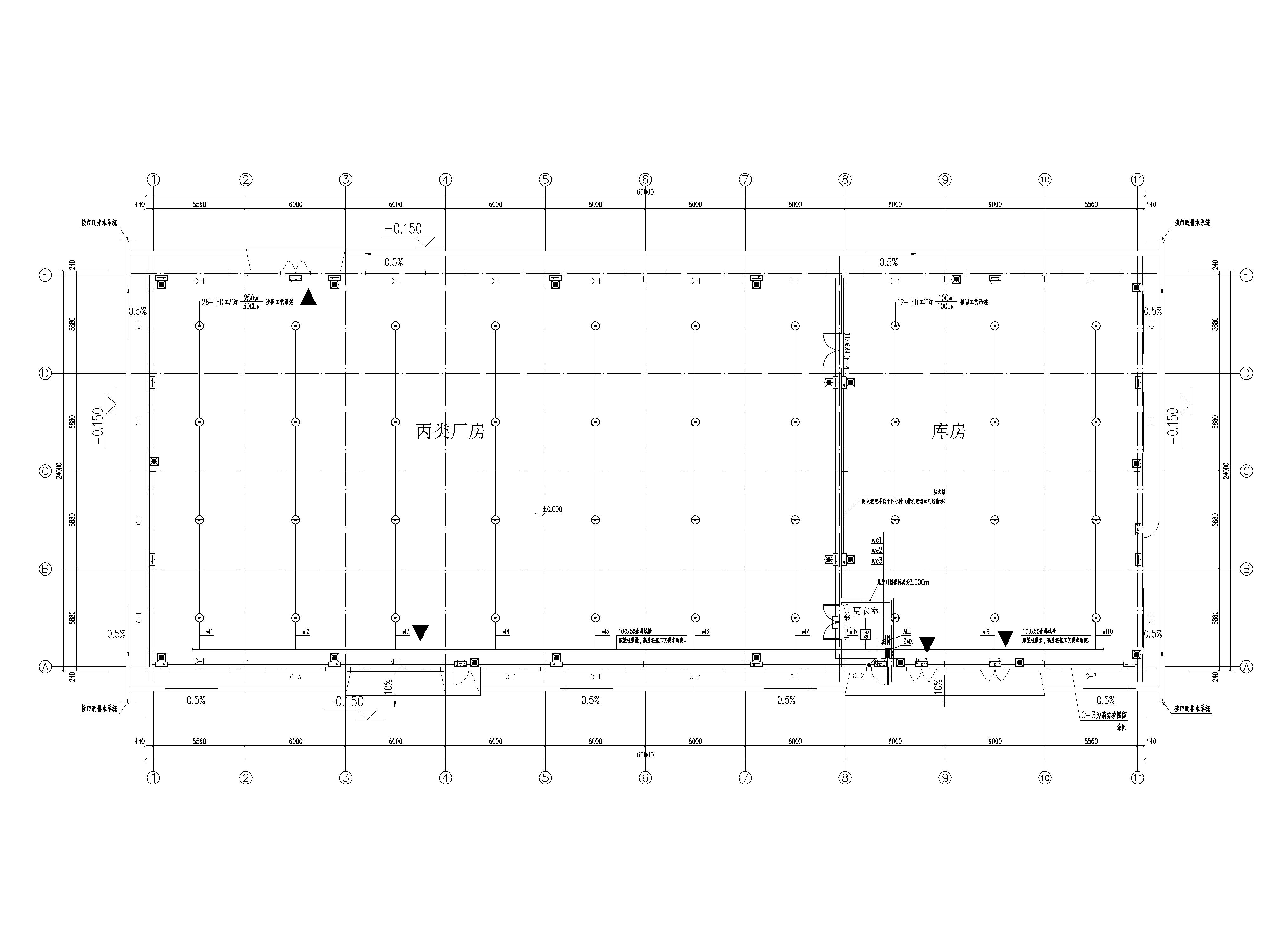 兩棟生產廠房強電施工圖(2019)-建築電氣施工圖-築龍電氣工程論壇