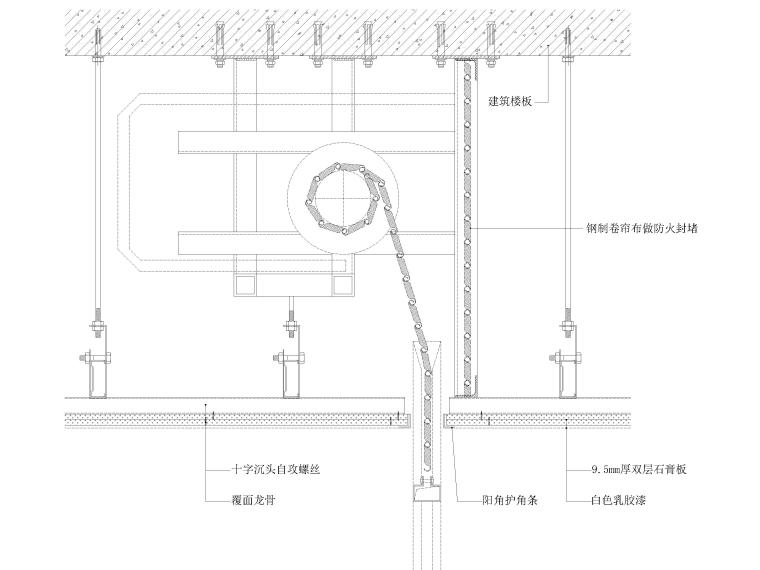 吊顶节点墙面节点资料下载-通用天花，墙面，地坪，门表节点大样详图