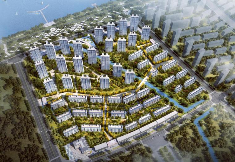 中国居住建筑案例资料下载-辽宁沈阳滨河绿地高层+洋房居住建筑设计