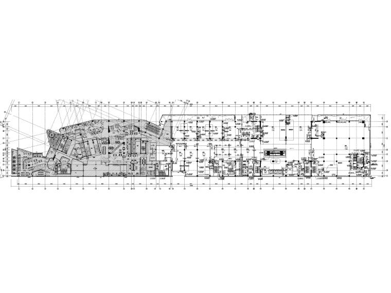 [北京]三里屯通盈中心刚结构商业建筑施工图-三层平面图