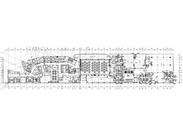 [北京]三里屯通盈中心刚结构商业建筑施工图-四层平面图