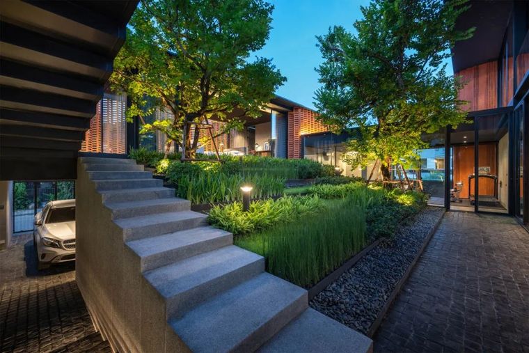 豪华住宅与层叠自然花园-景观设计-筑龙园林景观论坛