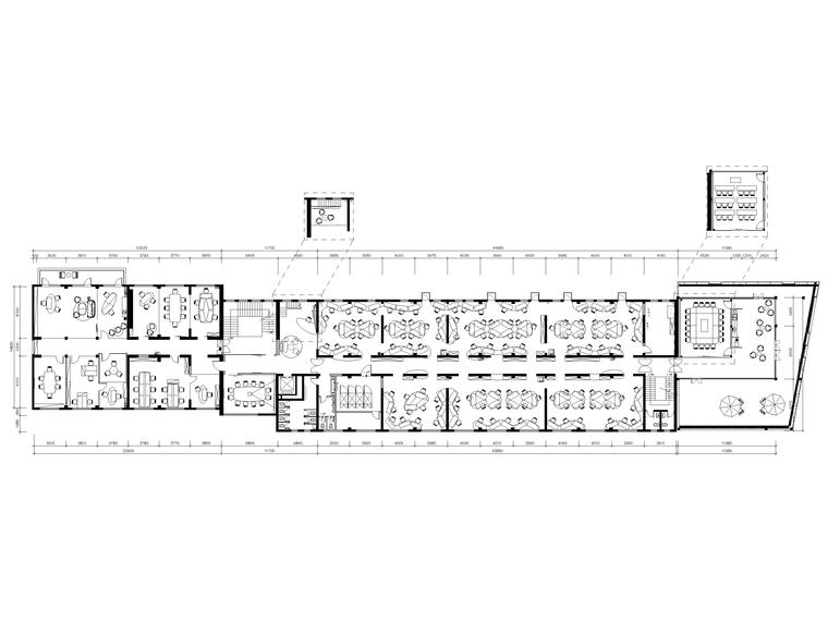 上海办公室施工资料下载-[上海]1240㎡Altavia办公室装修工程施工图