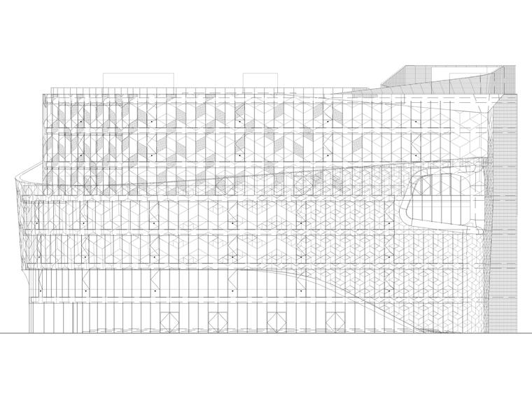 上海华鑫中心建筑分析资料下载-[上海]西康大型高层购物中心建筑设计施工图