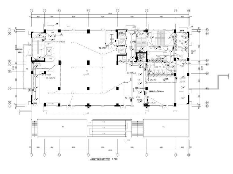 1号办公楼建筑施工图资料下载-[广东]产业园办公楼电气施工图（2020）