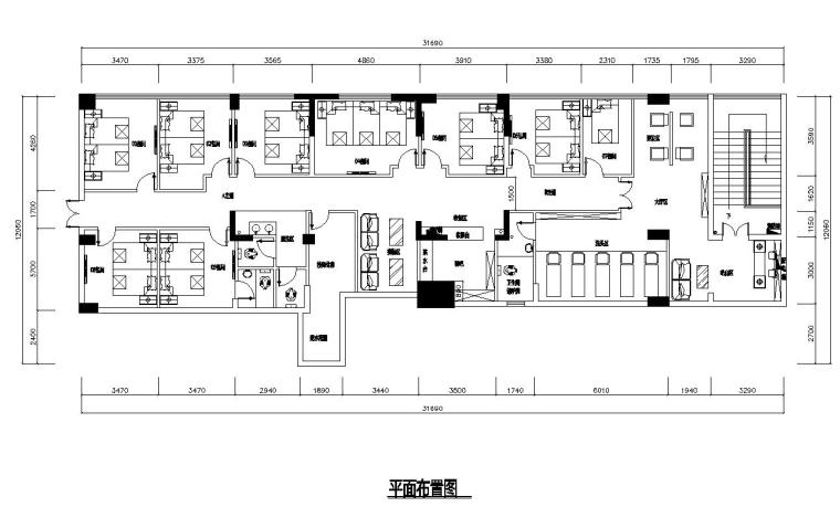 商业会所空间设计解析资料下载- 美容美发会所施工图设计+效果图