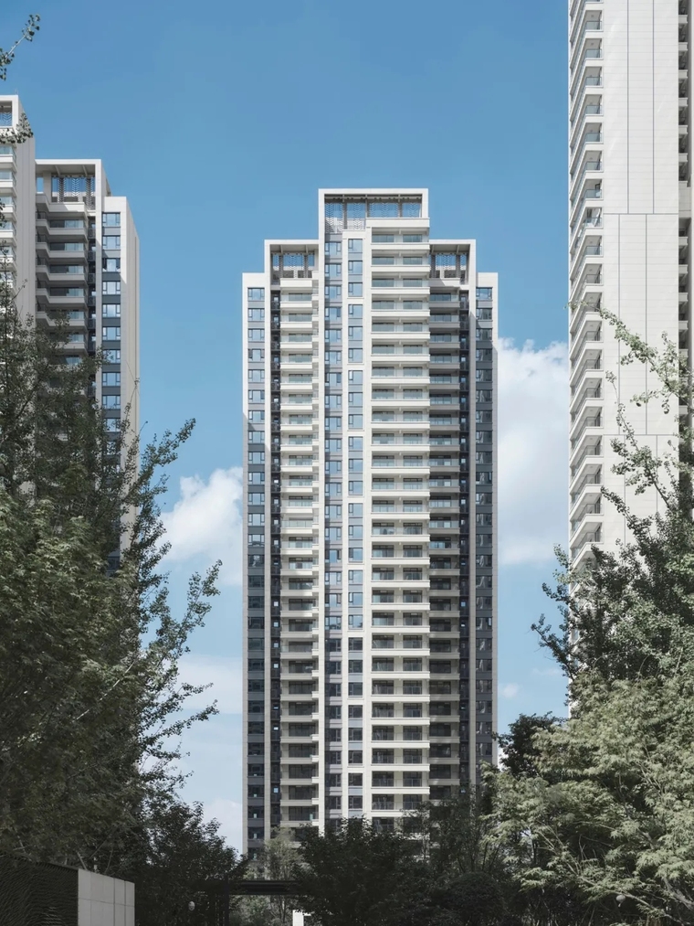 成都中铁建·青秀未遮山住宅区建筑