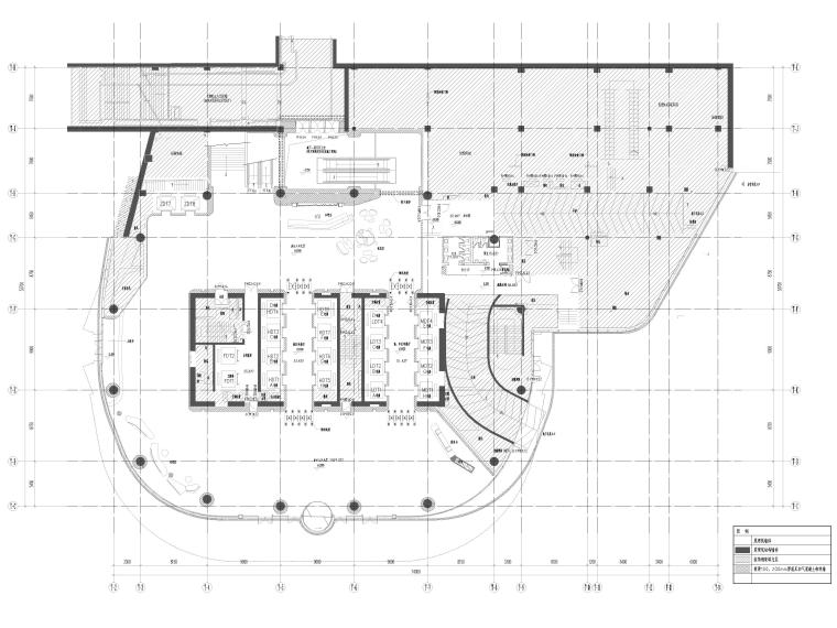 报告厅装修设计施工图资料下载-[上海]金融街办公楼大堂室内装修设计施工图