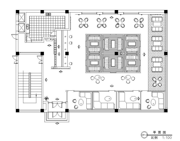 中餐馆空间设计资料下载- 6套咖啡厅室内空间装饰施工图