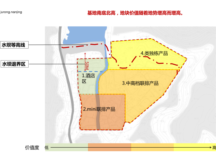 句容宝华山洋房联排别墅区投标方案文本-适建度分析