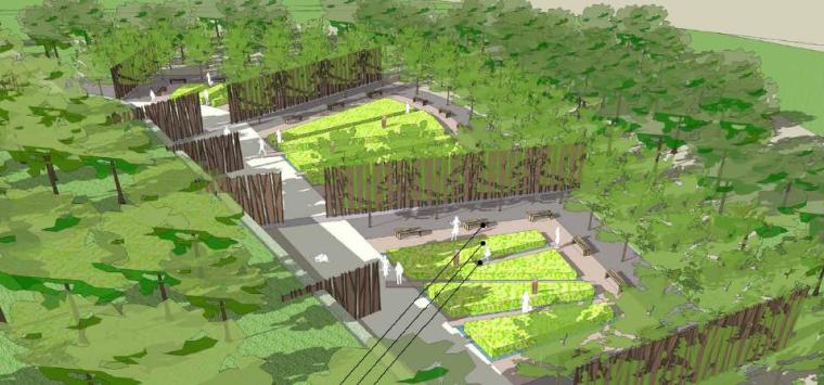 公园设计平面素材资料下载-[湖南]长沙湖湘文化公园风光带景观设计方案