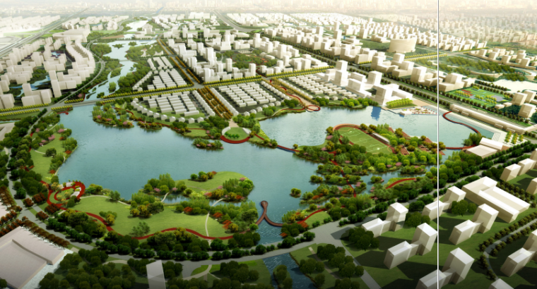 城市公园景观规划总图资料下载-[江苏]南通市核心城市公园景观规划