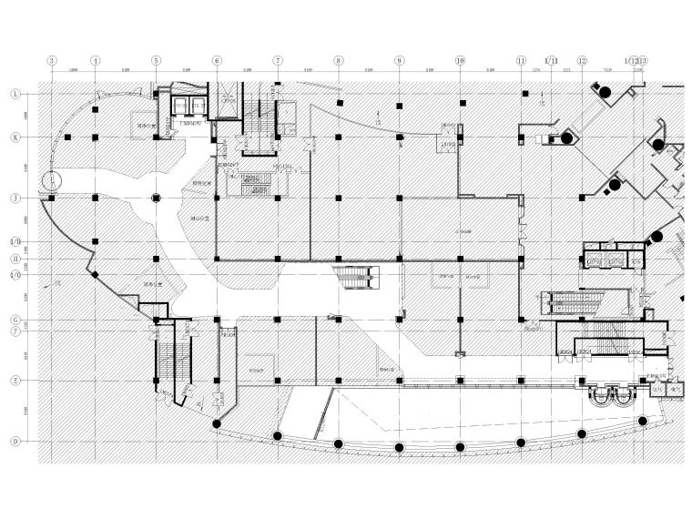 商场装修平面资料下载-[福州]大型商场设计室内装修施工图+SU模型