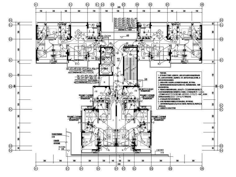 知名大院结构计算资料下载-知名大院_广东高层住宅楼电气施工图