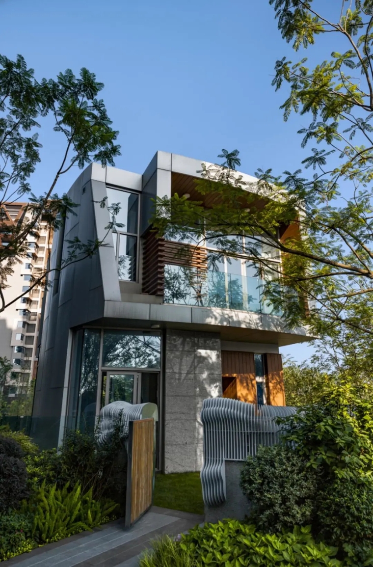 成都麓湖水晶溪岸住宅区景观