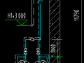 地铁给排水图纸中H1+3.000表示什么意思