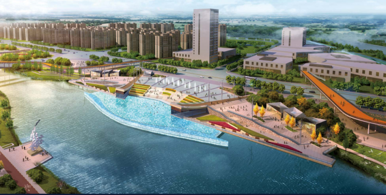 古城水系景观设计资料下载-[河南]郑州梅河生态文化休闲水系景观设计