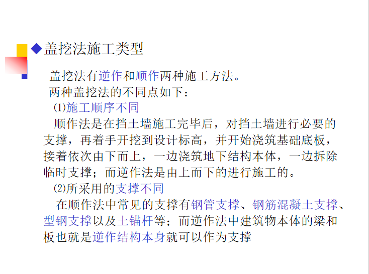 地铁施工盖挖法资料下载-城市轨道交通盖挖法施工技术培训PPT