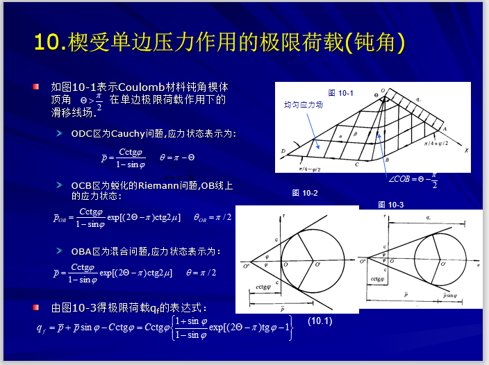 工程弹塑性力学教学课件第11章滑移线场理论