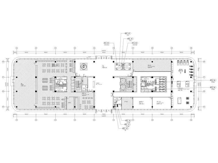 大学行政办公楼建筑图资料下载-[广东]会展中心行政办公楼室内精装扩初图