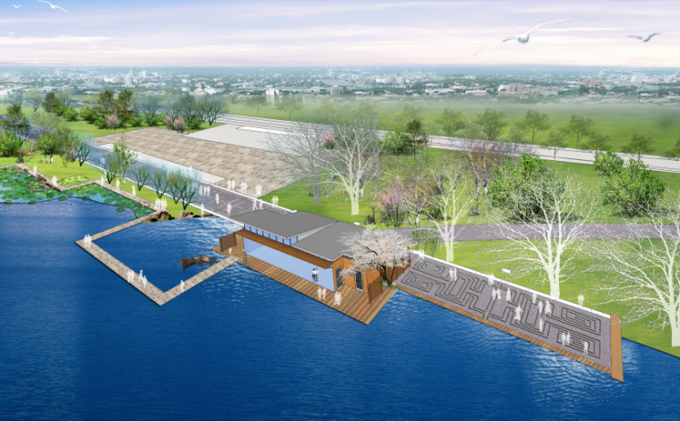 水上运动公园景观设计资料下载-[武汉]庙山麻雀湖生态运动公园景观设计