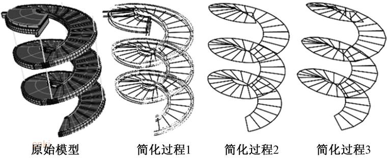 建筑模型简化过程