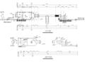 某小学大门门卫室围墙建筑结构施工图CAD