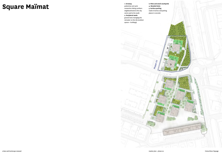 法国Square Ma?mat住宅区翻新-法国Square Ma?mat住宅区翻新平面图2