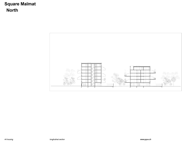 法国Square Ma?mat住宅区翻新-法国Square Ma?mat住宅区翻新剖面图1