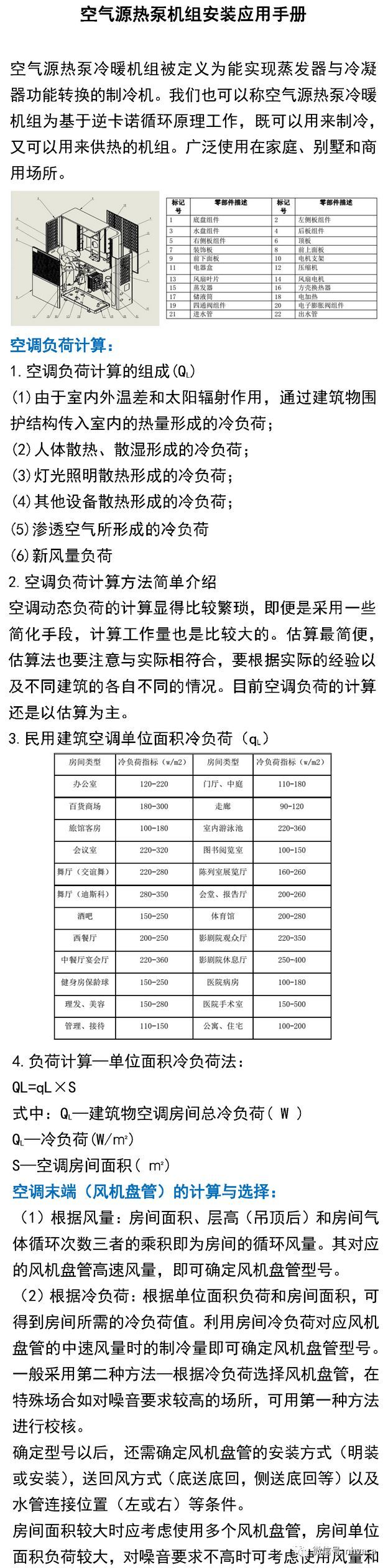 空气源空调cad资料下载-空气源热泵机组安装应用手册