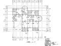 高端三层别墅混凝土框架结构施工图CAD