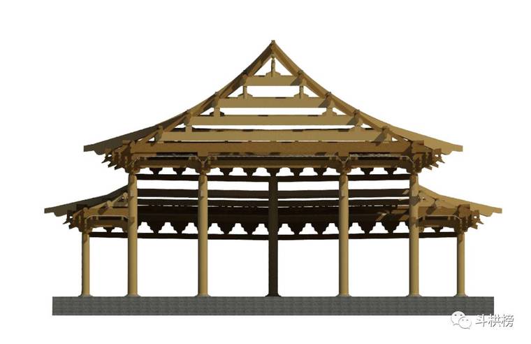[分享]revit古建设计应用宋式十架椽身内双槽殿堂