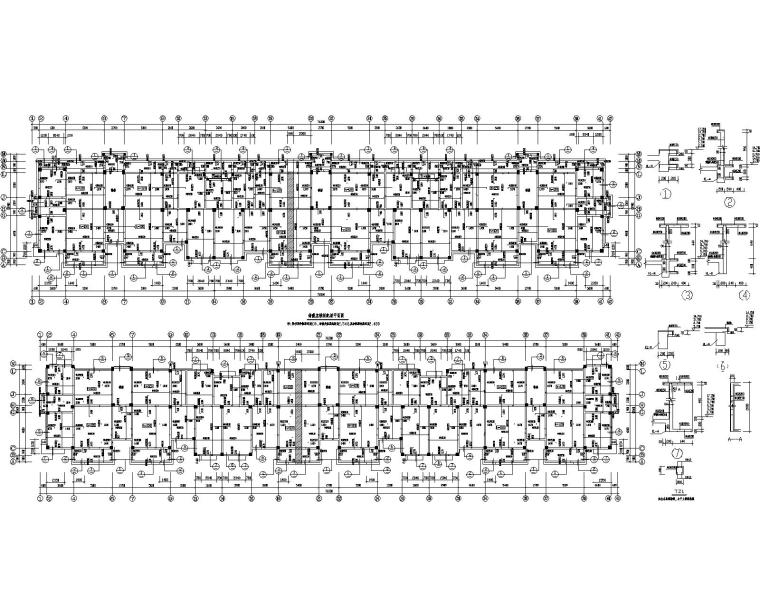 六层结构设计施工图资料下载-东营六层混凝土框架住宅施工图CAD