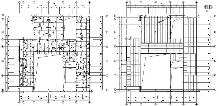 龙门钢架大样图资料下载-汽车贸易城门式钢架钢结构施工图CAD