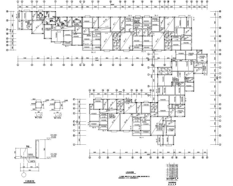 多层商业住宅cad资料下载-多层砖混结构住宅施工图CAD
