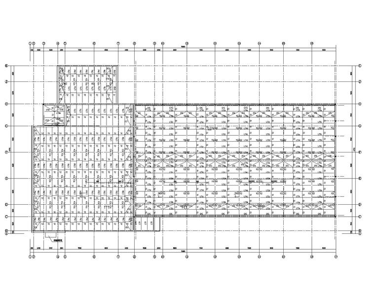 建筑刚结构资料下载-钢混东风4s店门刚结构施工图CAD