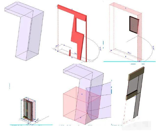 转角窗资料下载-Revit转角斜墙、叶形斜墙的创建