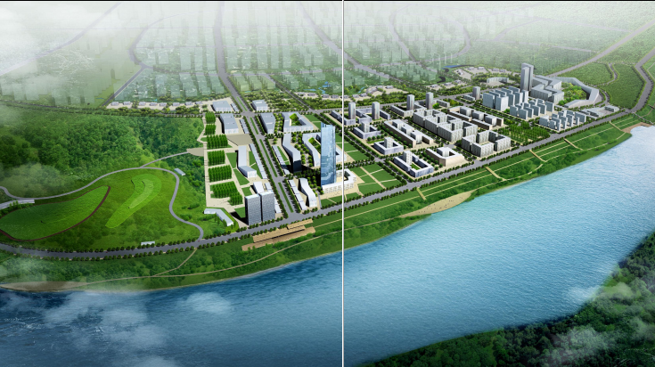汉江生态经济带总体规划资料下载-[湖南]湘潭湘江生态经济带景观绿带设计