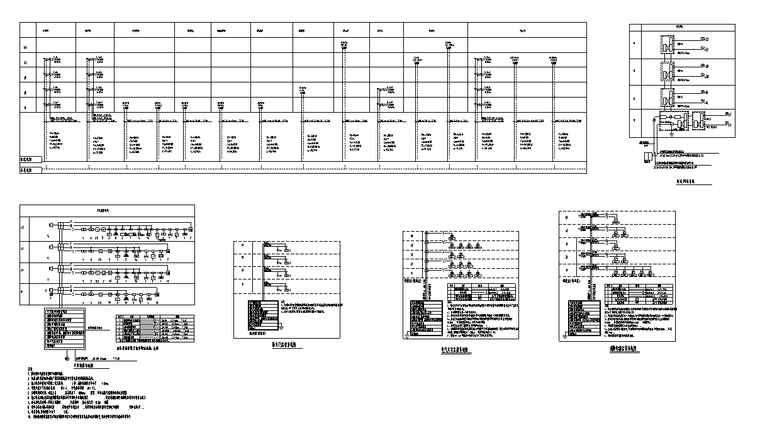 贵州多层办公楼电气施工图-配电系统图