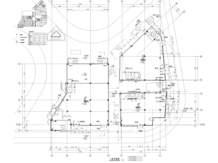 [上海]大型居住社区商住综合体项目全套图纸-10号11号12号商业合并出图一层平面图