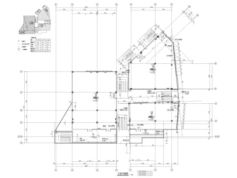 [上海]大型居住社区商住综合体项目全套图纸-10号11号12号商业合并出图三层平面图