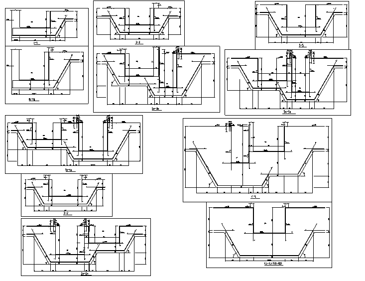 钢结构电梯玻璃幕墙大样资料下载-电梯基坑_集水坑大样图