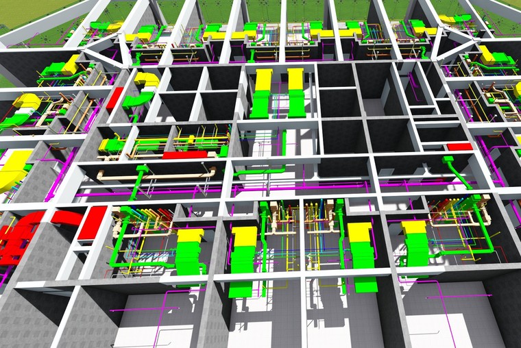 酒店机电bim综合管线优化报告含图纸模型