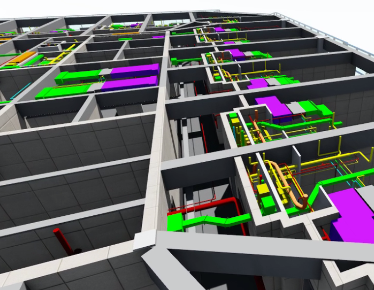 bim综合管线优化大赛成果展示(含模型图纸)