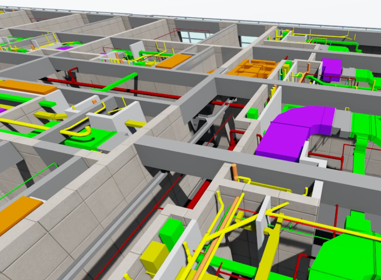 bim综合管线优化大赛成果展示(含模型图纸)