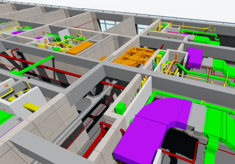 bim综合管线优化大赛成果展示(含模型图纸)