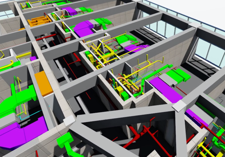 bim综合管线优化大赛成果展示(含模型图纸)